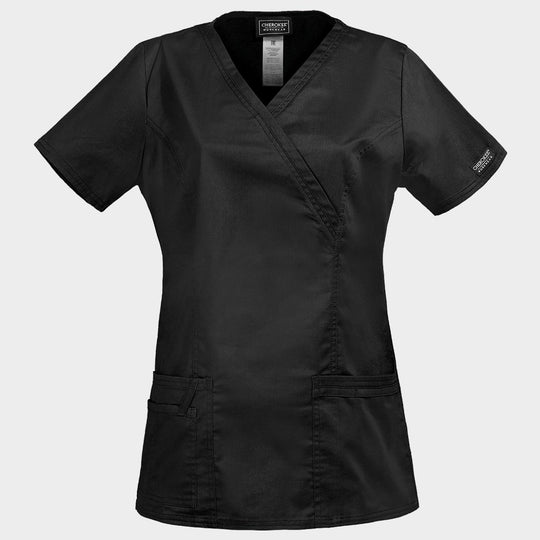 Women's medical tunic CHEROKEE WRAP BLACK WWE4728 - 1 — bultex99.com Women's medical tunic CHEROKEE WRAP BLACK WWE4728 - 1
