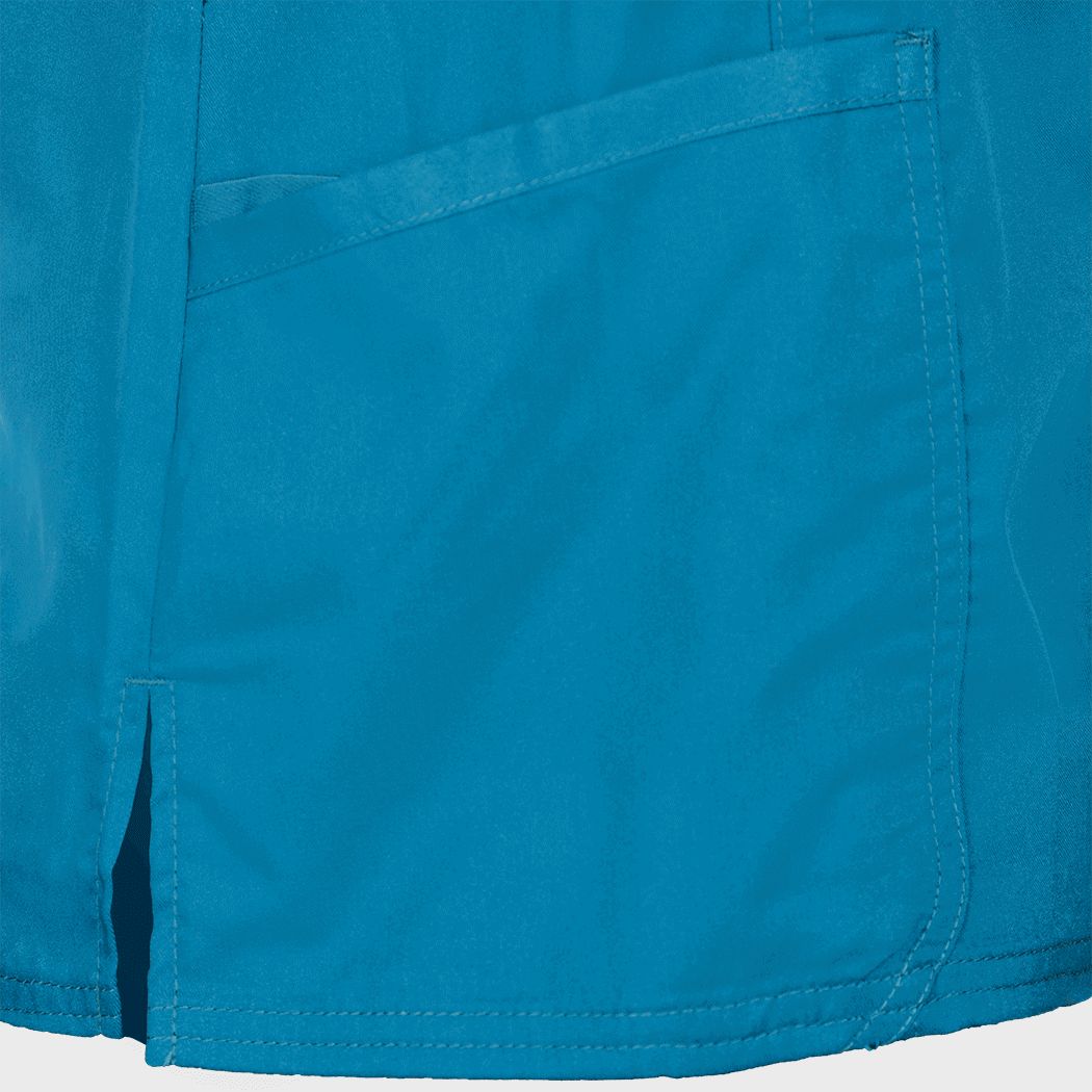 Women's medical tunic CHEROKEE WRAP CARIBBEAN BLUE WWE610 - 5 — bultex99.com Women's medical tunic CHEROKEE WRAP CARIBBEAN BLUE WWE610 - 5