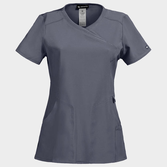 Women's medical tunic CHEROKEE WRAP GREY CKE2625A - 1 — bultex99.com Women's medical tunic CHEROKEE WRAP GREY CKE2625A - 1