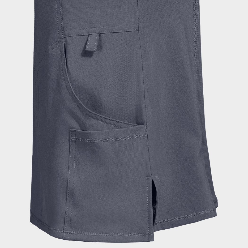 Tunică medicală pentru femei CHEROKEE WRAP GRI CKE2625A - 6 — bultex99.com Tunică medicală pentru femei CHEROKEE WRAP GRI CKE2625A - 6
