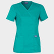 Women's medical tunic CHEROKEE WRAP TEAL BLUE WWE610 - 1 — bultex99.com Women's medical tunic CHEROKEE WRAP TEAL BLUE WWE610 - 1
