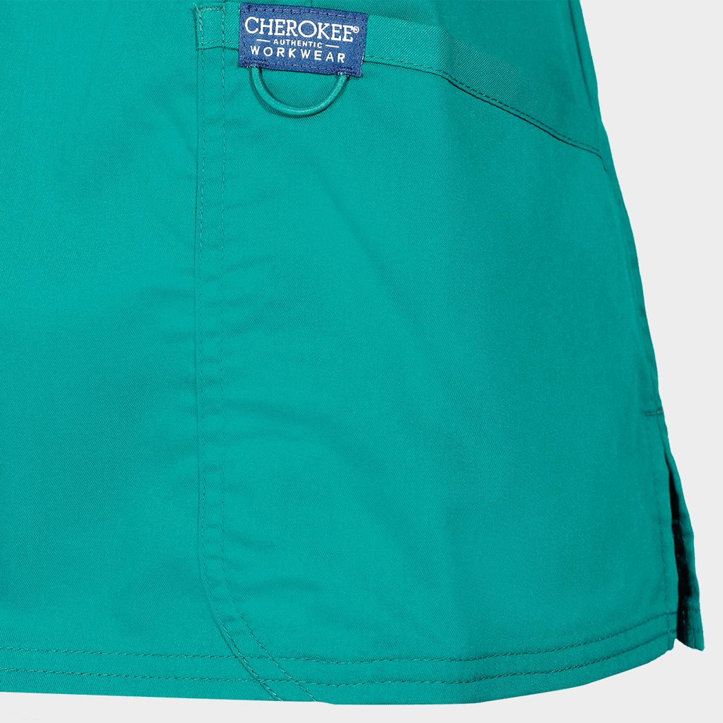 Women's medical tunic CHEROKEE WRAP TEAL BLUE WWE610 - 5 — bultex99.com Women's medical tunic CHEROKEE WRAP TEAL BLUE WWE610 - 5