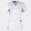 Women's medical tunic CHEROKEE WRAP WHITE WWE610 - 1 — bultex99.com Women's medical tunic CHEROKEE WRAP WHITE WWE610 - 1