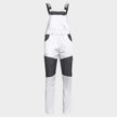 Work bib pants EOS STRETCH WHITE/GREY - 1 — bultex99.com Work bib pants EOS STRETCH WHITE/GREY - 1