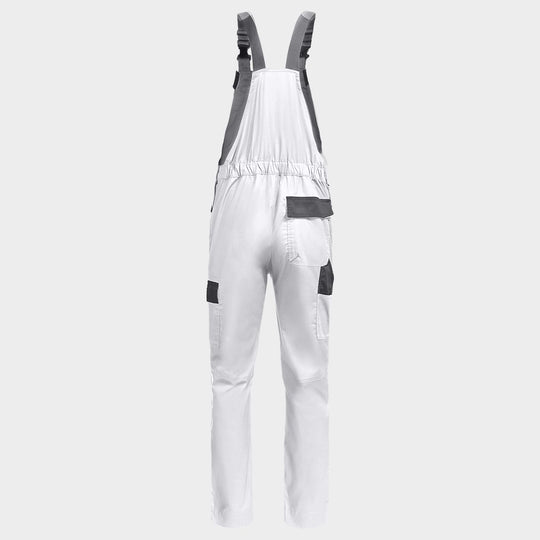 Work bib pants EOS STRETCH WHITE/GREY - 2 — bultex99.com Work bib pants EOS STRETCH WHITE/GREY - 2