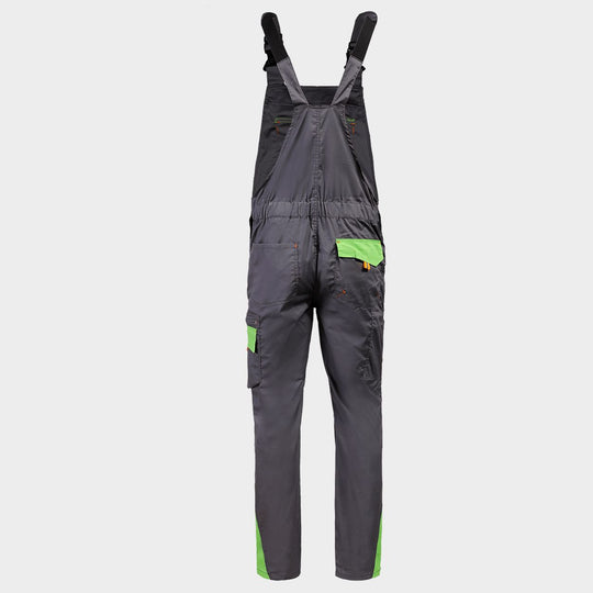 Work bib pants PRISMA LIGHT STRETCH GREY/GREEN - 2 — bultex99.com Work bib pants PRISMA LIGHT STRETCH GREY/GREEN - 2