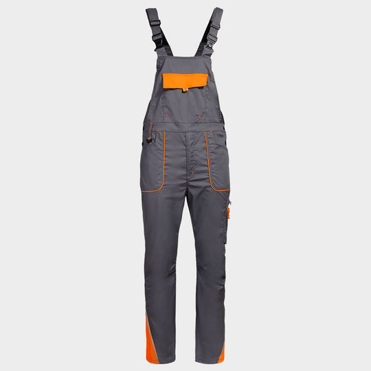 Work bib pants PRISMA LIGHT STRETCH GREY/ORANGE - 1 — bultex99.com Work bib pants PRISMA LIGHT STRETCH GREY/ORANGE - 1