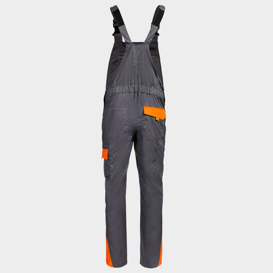 Work bib pants PRISMA LIGHT STRETCH GREY/ORANGE - 2 — bultex99.com Work bib pants PRISMA LIGHT STRETCH GREY/ORANGE - 2