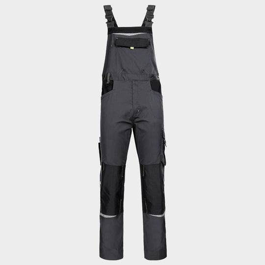 Work bib pants PRISMA SPANDEX GREY/BLACK - 1 — bultex99.com Work bib pants PRISMA SPANDEX GREY/BLACK - 1