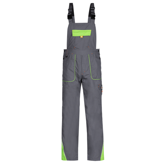 Work bib pants PRISMA SUMMER GREY/GREEN - 1 — bultex99.com Work bib pants PRISMA SUMMER GREY/GREEN - 1
