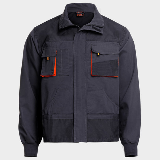 Work jacket KASTOR GREY/BLACK/ORANGE - 1 — bultex99.com Work jacket KASTOR GREY/BLACK/ORANGE - 1