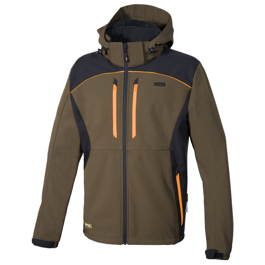 Работно яке KLARBO SOFTSHELL WINTER BROWN/BLACK/ORANGE — bultex99.com Работно яке KLARBO SOFTSHELL WINTER BROWN/BLACK/ORANGE