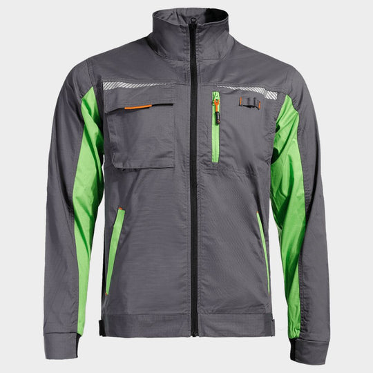Work jacket PRISMA LIGHT STRETCH GREY/GREEN - 1 — bultex99.com Work jacket PRISMA LIGHT STRETCH GREY/GREEN - 1