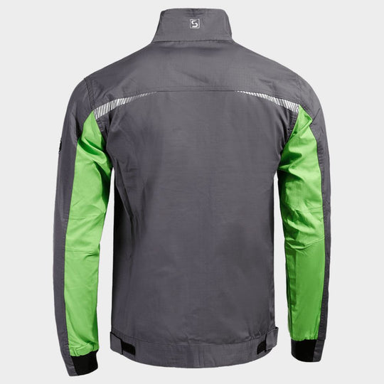 Work jacket PRISMA LIGHT STRETCH GREY/GREEN - 2 — bultex99.com Work jacket PRISMA LIGHT STRETCH GREY/GREEN - 2