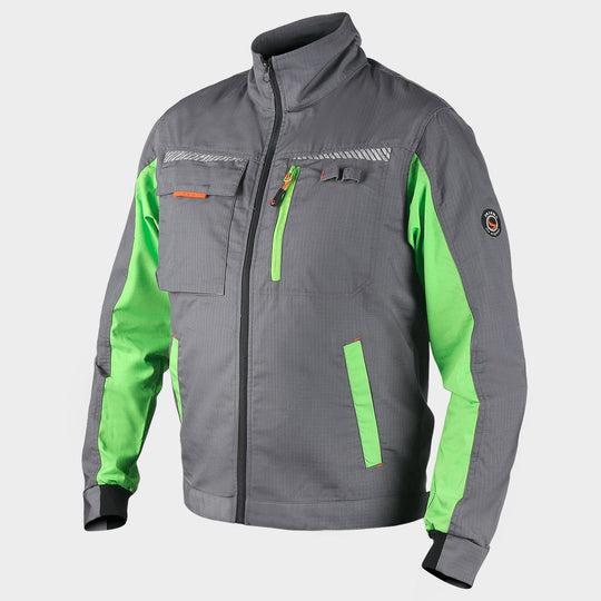 Work jacket PRISMA SUMMER GREY/GREEN - 2 — bultex99.com Work jacket PRISMA SUMMER GREY/GREEN - 2