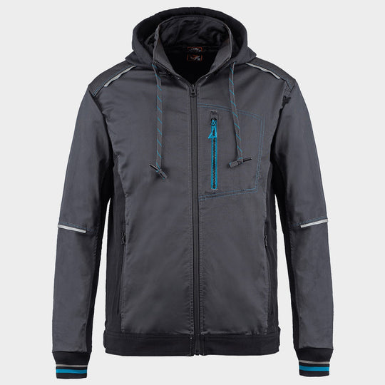Jachetă de lucru REVOLT 4STRETCH GRI/NEGRU/PETROL - 1 — bultex99.com Jachetă de lucru REVOLT 4STRETCH GRI/NEGRU/PETROL - 1