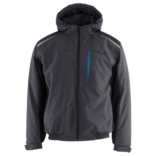 Work jacket REVOLT SOFTSHELL WINTER GREY/BLACK - 1 — bultex99.com Work jacket REVOLT SOFTSHELL WINTER GREY/BLACK - 1