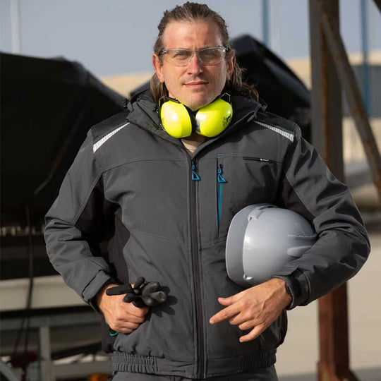 Work jacket REVOLT SOFTSHELL WINTER GREY/BLACK - 2 — bultex99.com Work jacket REVOLT SOFTSHELL WINTER GREY/BLACK - 2