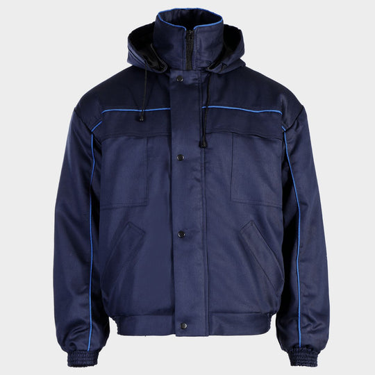Work jacket ZETA5 COTTON BLUE - 1 — bultex99.com Work jacket ZETA5 COTTON BLUE - 1