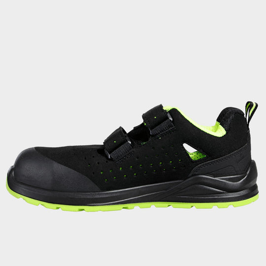 Work sandals JETT S1PS ESD BLACK/GREEN - 2 — bultex99.com Work sandals JETT S1PS ESD BLACK/GREEN - 2