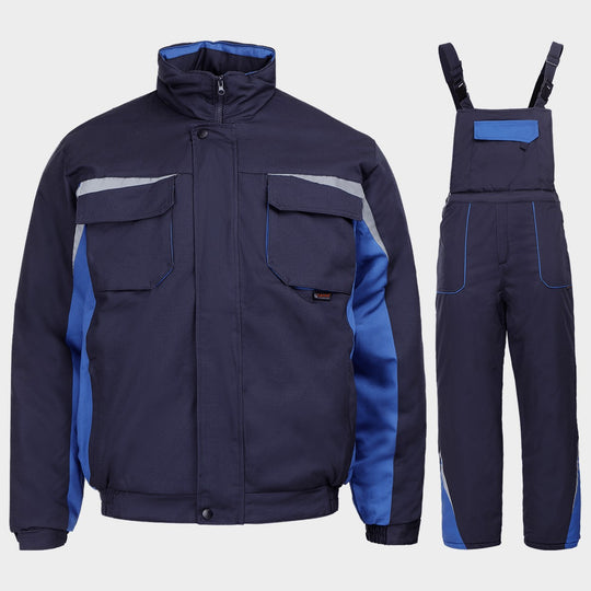 Costum de lucru KASTOR IARNĂ ALBASTRU BUMBAC - 1 — bultex99.com Costum de lucru KASTOR IARNĂ ALBASTRU BUMBAC - 1