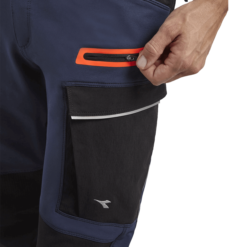 Work trousers DIADORA PANT HYBRID CARGO BLACK/BLUE - 3 — bultex99.com Work trousers DIADORA PANT HYBRID CARGO BLACK/BLUE - 3