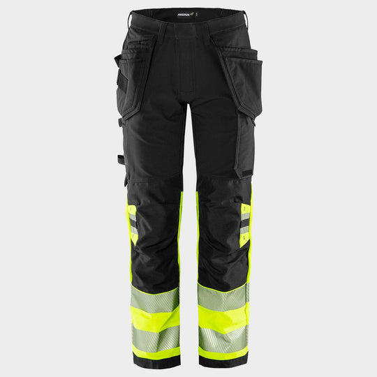 Работен панталон FRISTADS CRAFTSMAN HV YELLOW/BLACK - 1 — bultex99.com Работен панталон FRISTADS CRAFTSMAN HV YELLOW/BLACK - 1