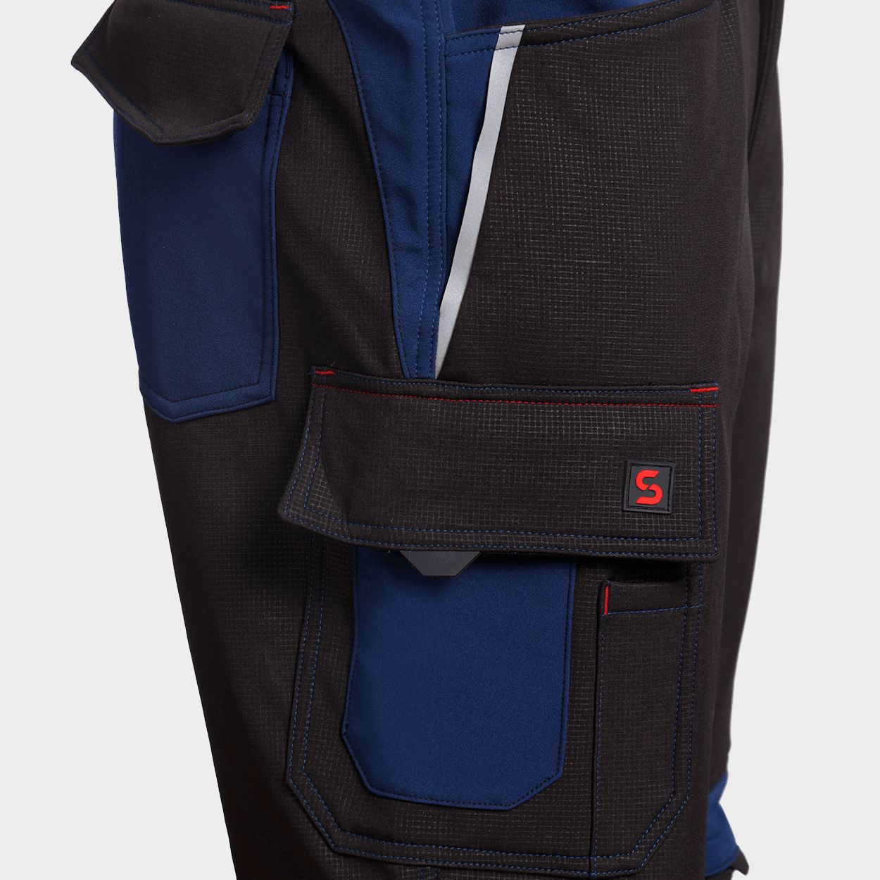 Work trousers PRISMA SOFTSHELL 2.0 BLACK/DARK BLUE - 9 — bultex99.com Work trousers PRISMA SOFTSHELL 2.0 BLACK/DARK BLUE - 9
