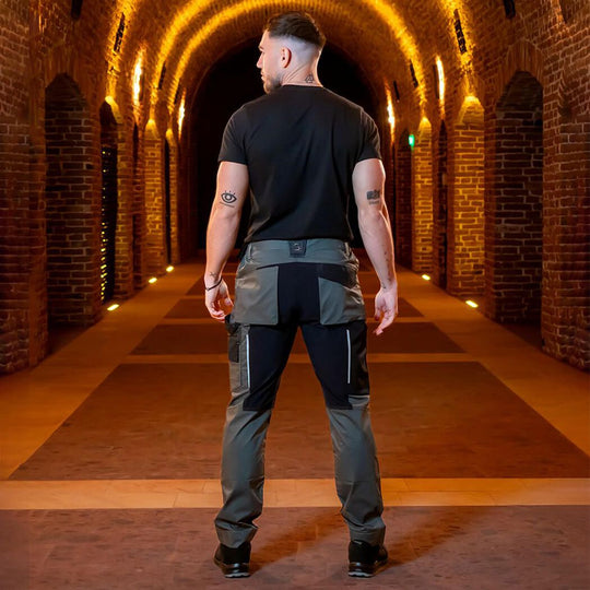 Pantaloni de lucru REVOLT LIGHT STRETCH GREEN - 2 — bultex99.com Pantaloni de lucru REVOLT LIGHT STRETCH GREEN - 2