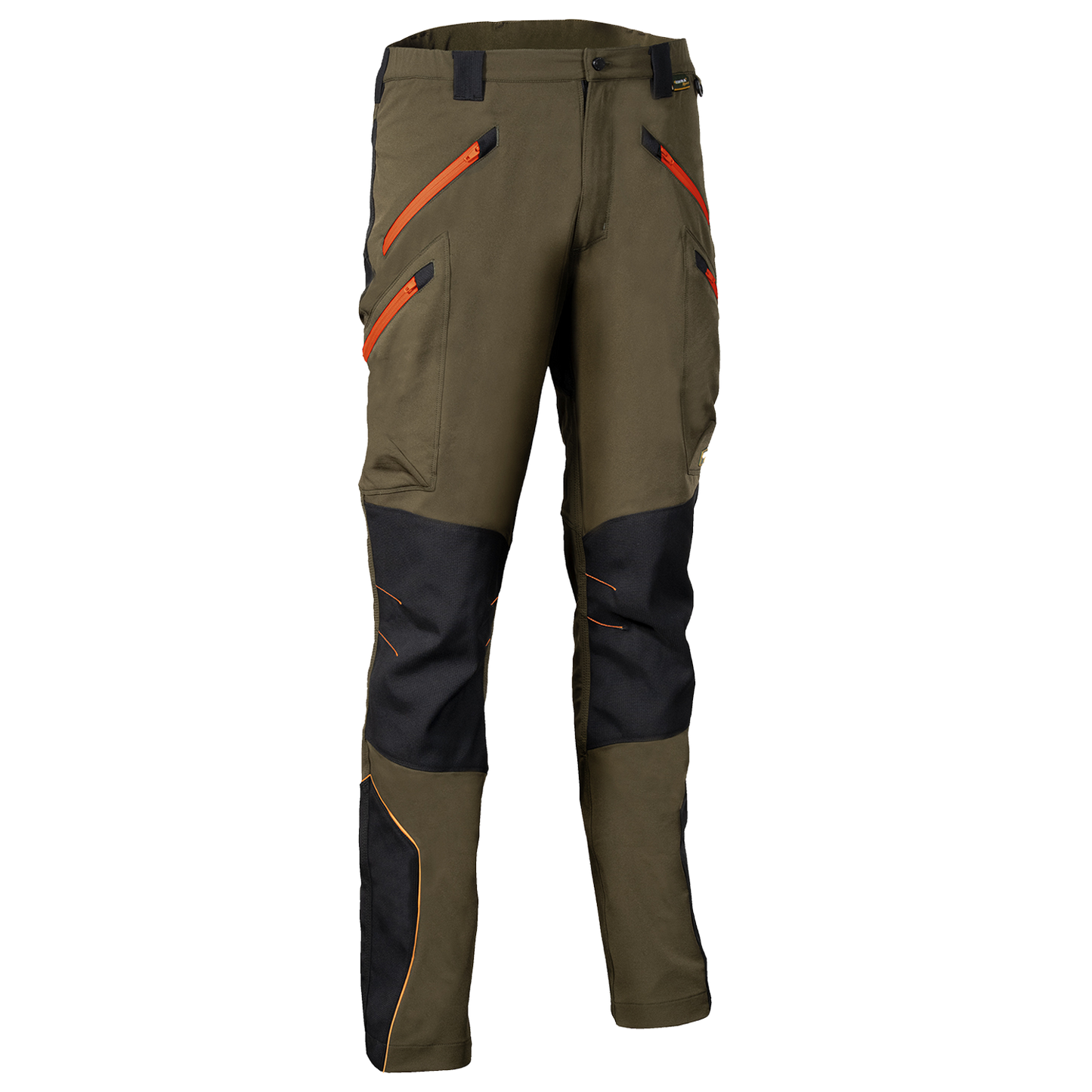 Work trousers VELTEN BROWN/BLACK/ORANGE — bultex99.com Work trousers VELTEN BROWN/BLACK/ORANGE