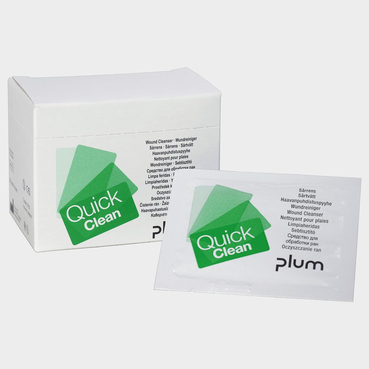 Șervețele pentru curățarea rănilor PLUM QUICKCLEAN BOX — bultex99.com Șervețele pentru curățarea rănilor PLUM QUICKCLEAN BOX