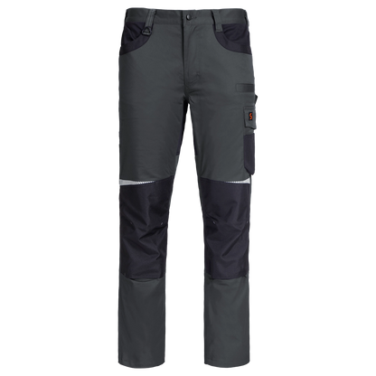 Work trouser KASTOR MECHANICAL STRETCH GREY/BLACK