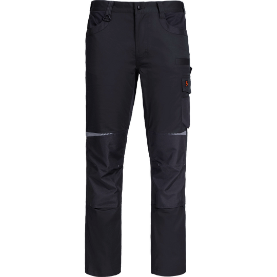 Работен панталон KASTOR MECHANICAL STRETCH BLACK/BLACK