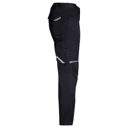 Работен панталон KASTOR MECHANICAL STRETCH BLACK/BLACK