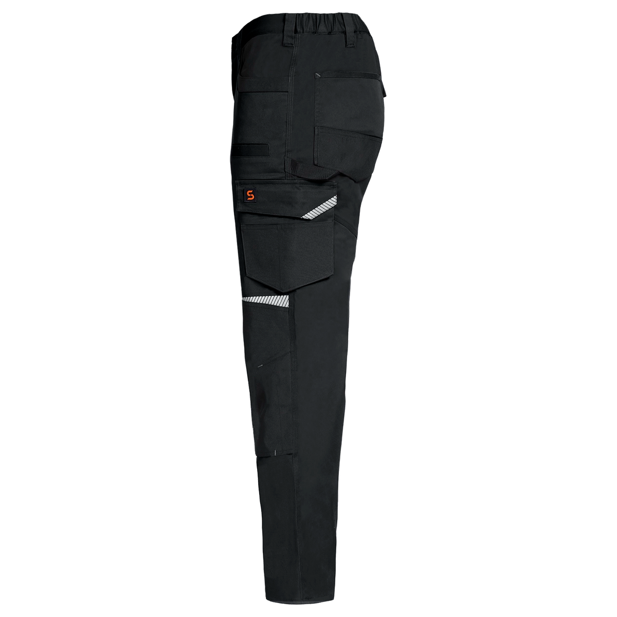 Работен панталон KASTOR MECHANICAL STRETCH BLACK/BLACK