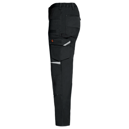 Работен панталон KASTOR MECHANICAL STRETCH BLACK/BLACK