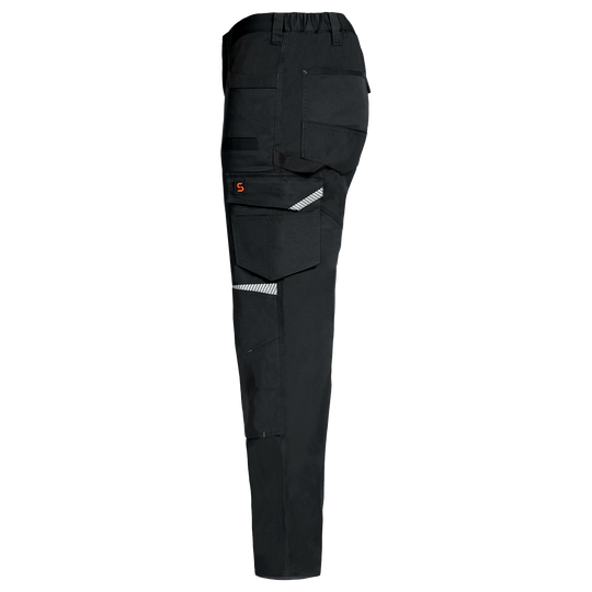 Работен панталон KASTOR MECHANICAL STRETCH BLACK/BLACK