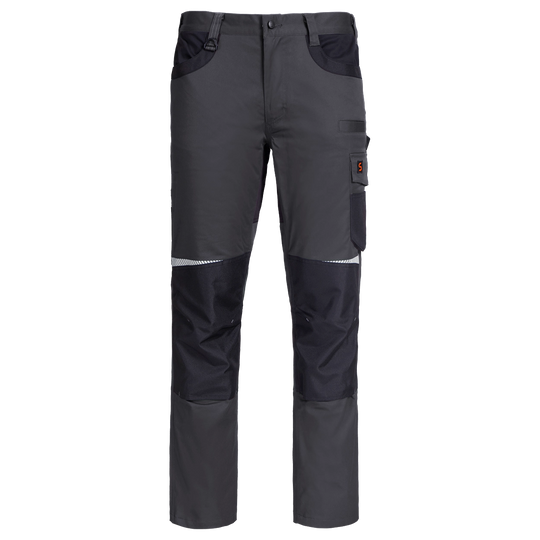 Работен панталон KASTOR STRETCH FLEECE BLACK/GREY