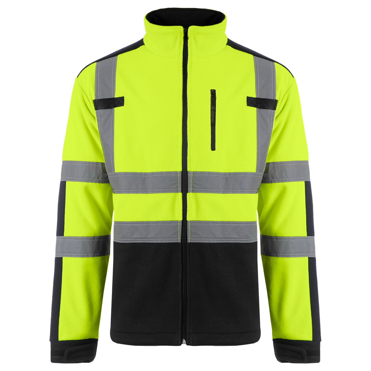 Работен суитшърт NOBEL HV FLEECE YELLOW/BLACK