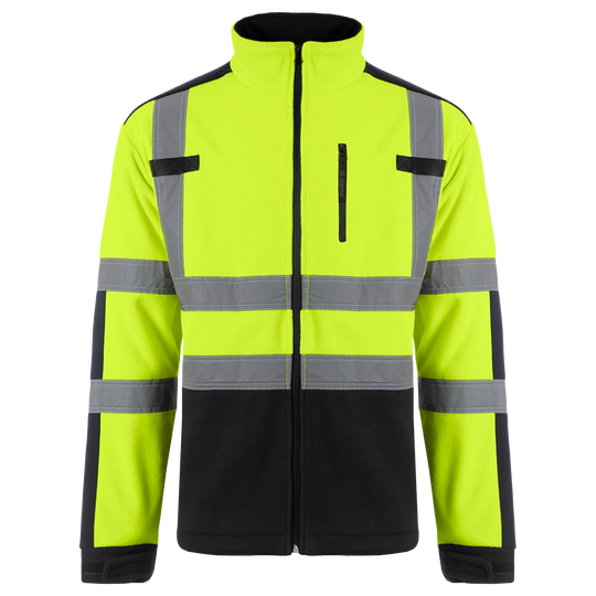 Работен суитшърт NOBEL HV FLEECE YELLOW/BLACK