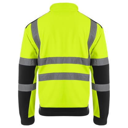 Работен суитшърт NOBEL HV FLEECE YELLOW/BLACK