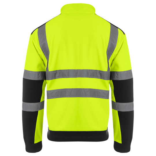Работен суитшърт NOBEL HV FLEECE YELLOW/BLACK