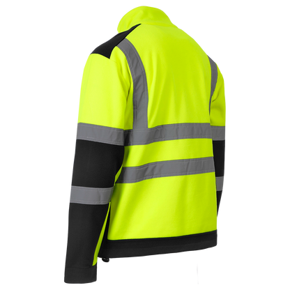 Работен суитшърт NOBEL HV FLEECE YELLOW/BLACK