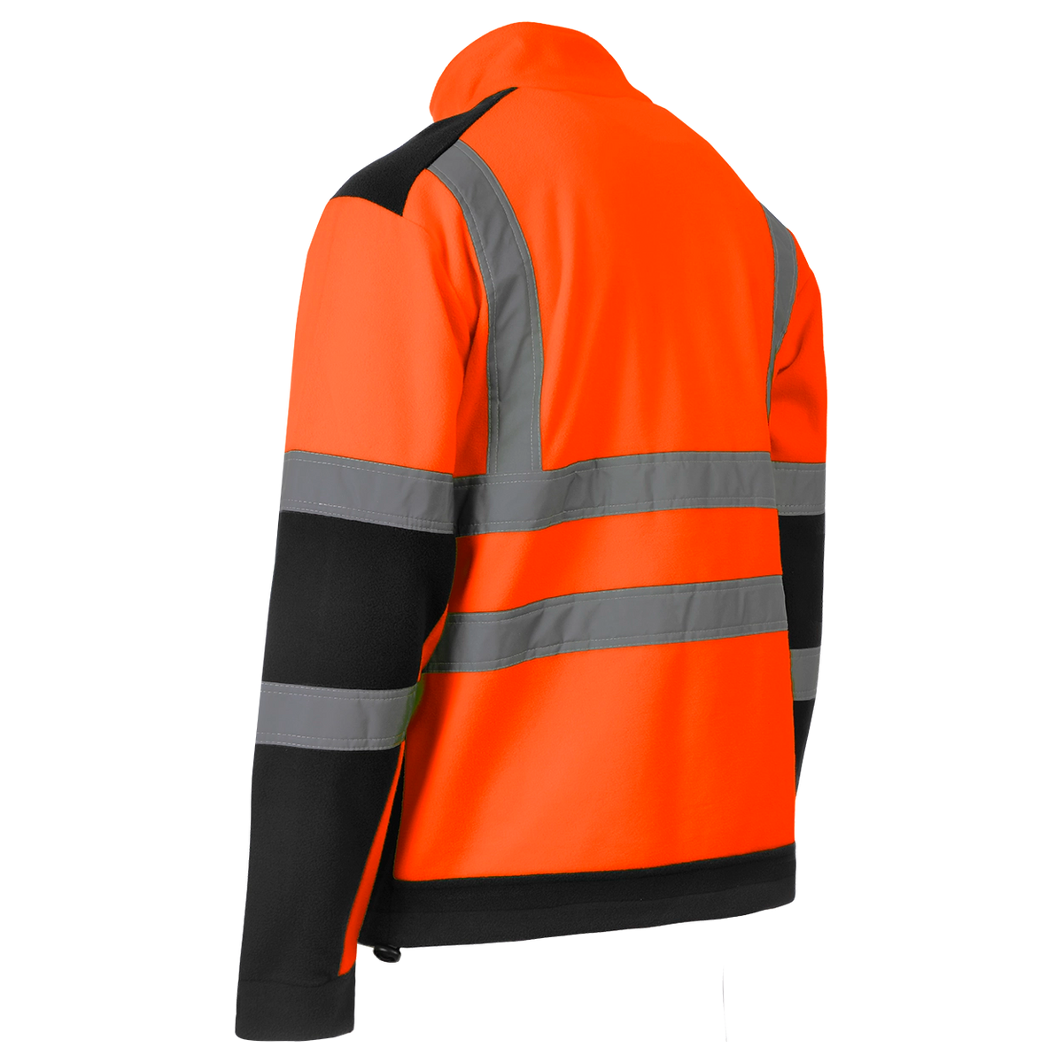 Работен суитшърт NOBEL HV FLEECE ORANGE/BLACK