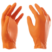 Нитрилни ръкавици без пудра PAYPER NITRO-DIAMOND, 8.4 гр. ORANGE