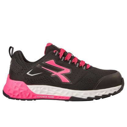 Работни обувки U-POWER BRIENNE ESD S1PS HI HRO FO SR BLACK/PINK