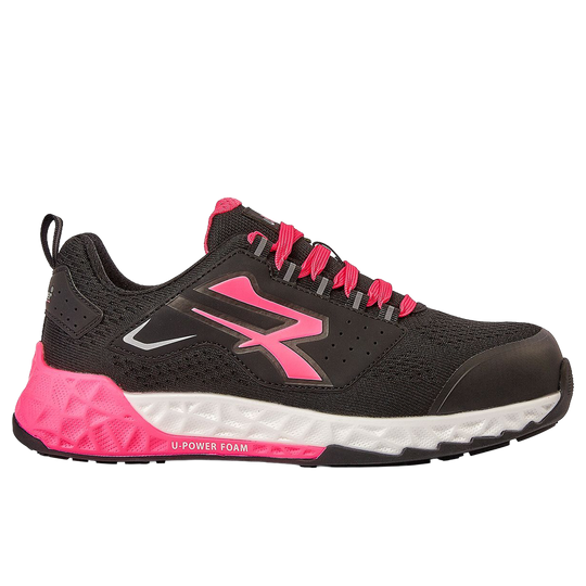 Работни обувки U-POWER BRIENNE ESD S1PS HI HRO FO SR BLACK/PINK