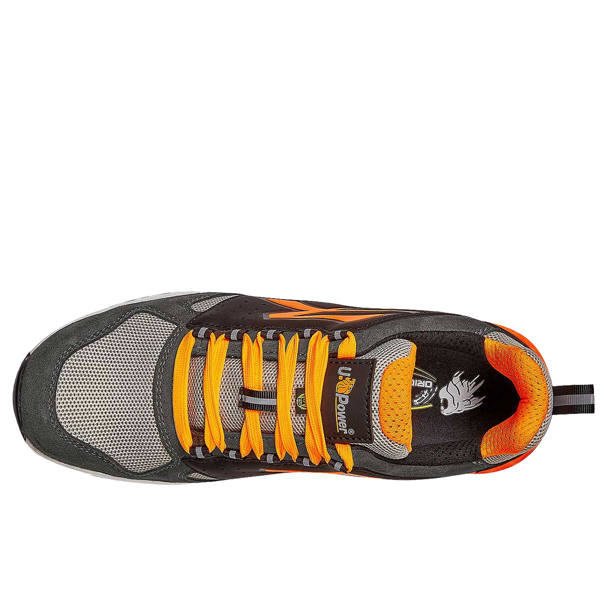 Работни обувки U-POWER JAIME ESD S1PS HI HRO FO SR DARK GREY/ORANGE