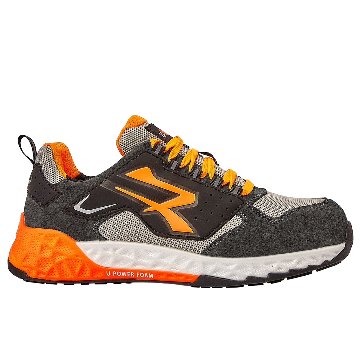 Работни обувки U-POWER JAIME ESD S1PS HI HRO FO SR DARK GREY/ORANGE