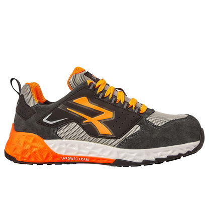 Работни обувки U-POWER JAIME ESD S1PS HI HRO FO SR DARK GREY/ORANGE